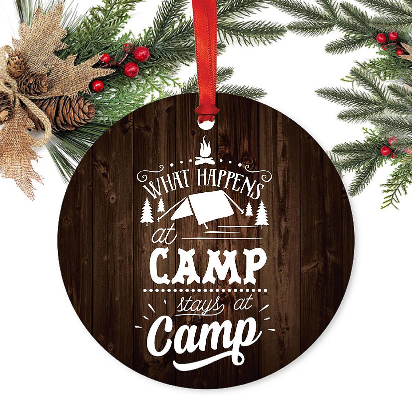 Metal Rustic Ornament Camp Stays at Camp Image