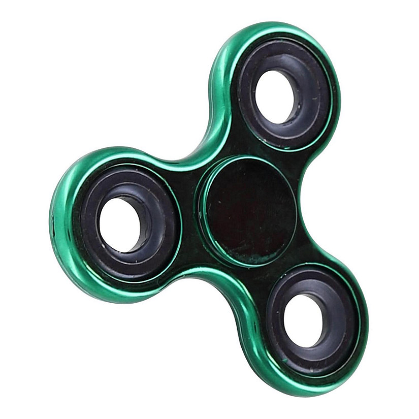 Metallic Fidget Spinner  Green Image