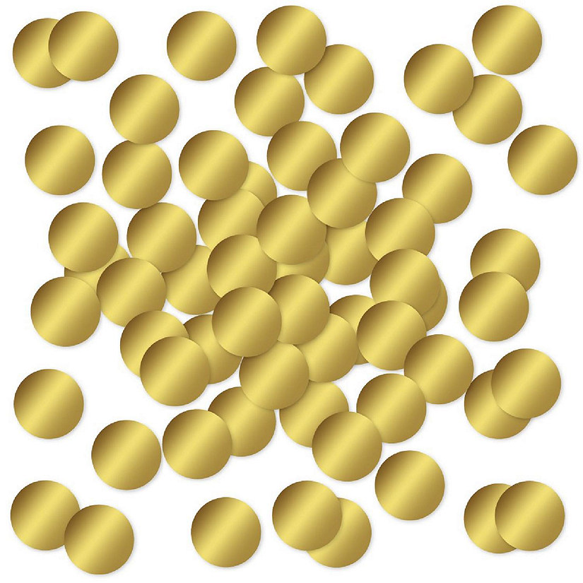 Metallic Gold Confetti 180-Pack Image