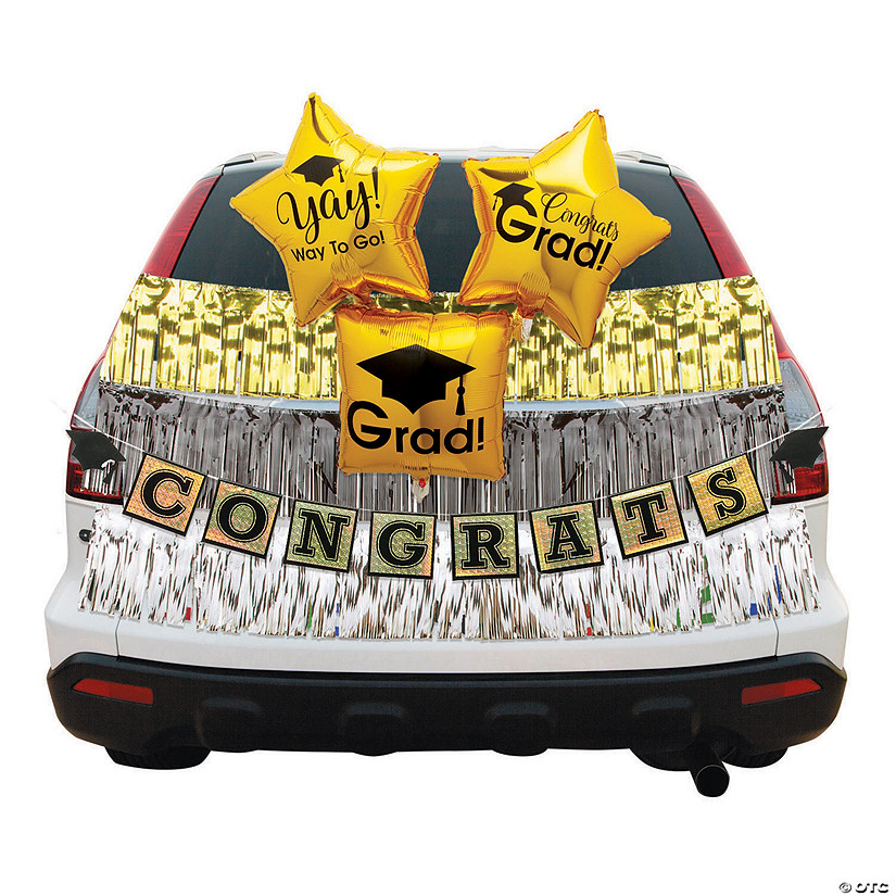 Metallic Graduation Car Parade Decorating Kit | Oriental Trading