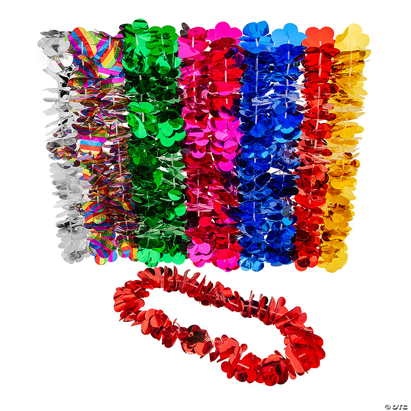 Metallic Leis - 12 Pc. Image