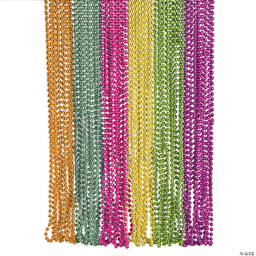 Metallic Neon Beaded Necklace Assortment Oriental Trading