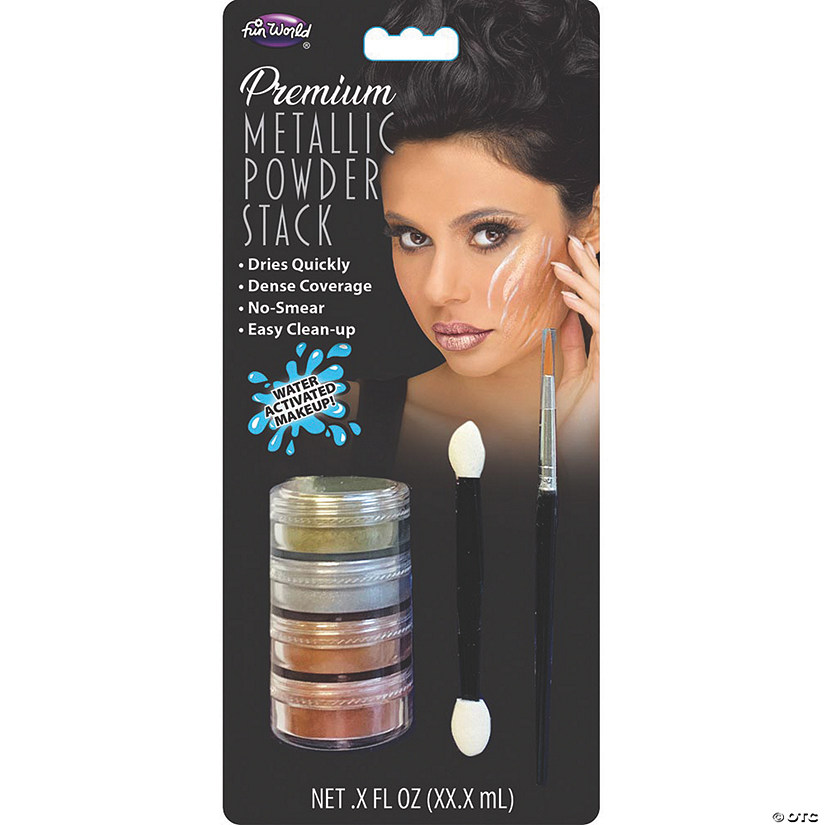 Metallic Water-Activated Make Up Stacks