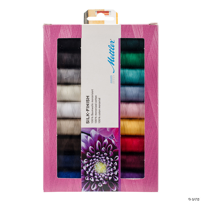 Mettler Silk Finish Cotton Thread Gift Pack 18/Pkg Image