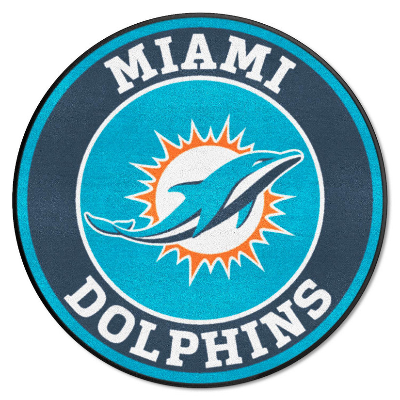 Miami Dolphins NFL Vintage Football Rug