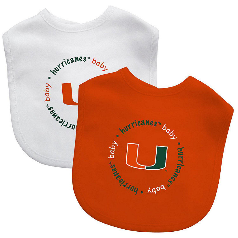 Miami Hurricanes - Baby Bibs 2-Pack Image