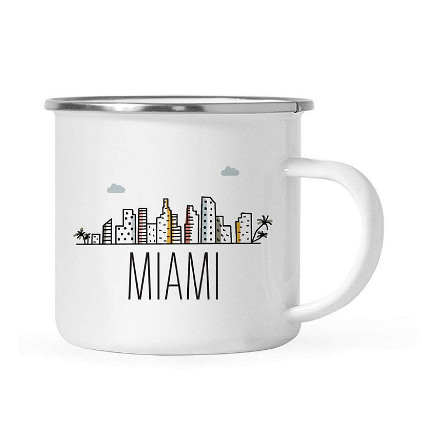 Miami Skyline 11oz Camp Mug Image