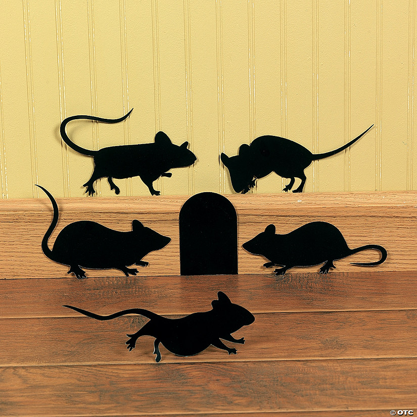 Mice Silhouettes with Mouse Holes Cutouts Discontinued