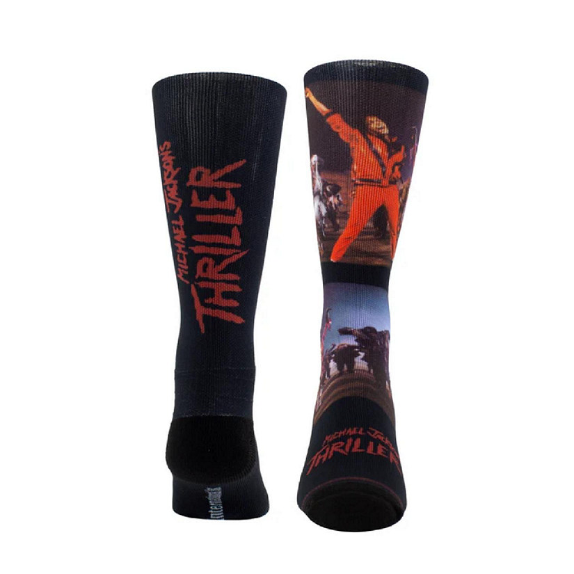 Michael Jackson Socks Dye-Sublimated Thriller 1 Pair Image