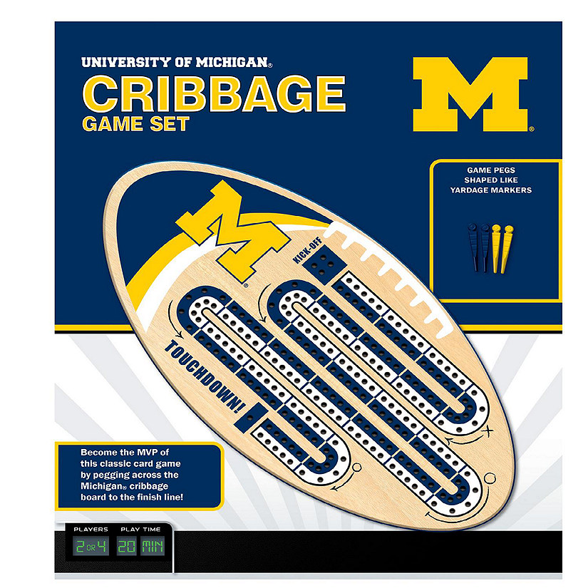 Michigan Wolverines Cribbage Image