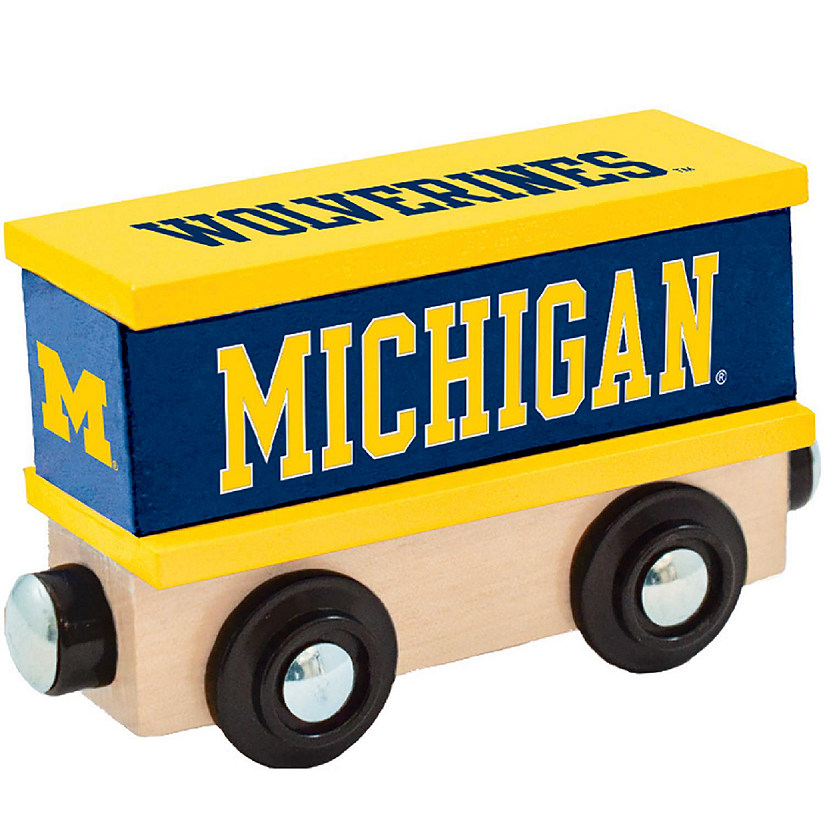 Michigan Wolverines Toy Train Box Car Image