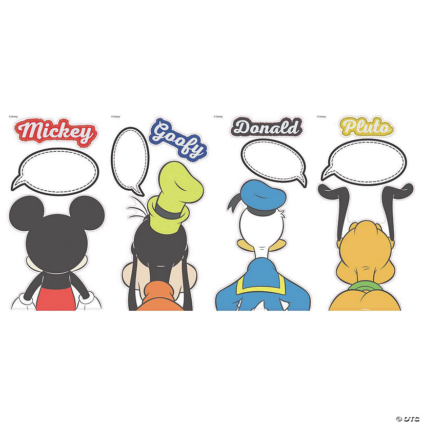 Mickey And Friends Peel & Stick Decals With Dry Erase Image
