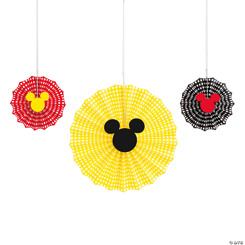 Mickey Mouse Hanging Decorating Kit - 3 Pc. Image