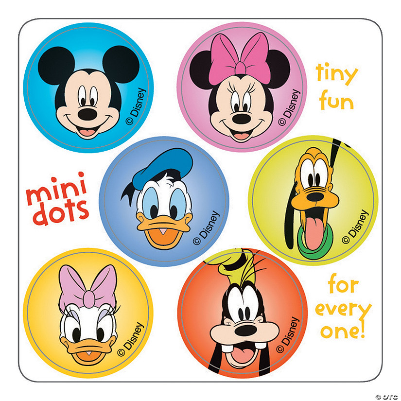 mickey mouse mini dot stickers discontinued