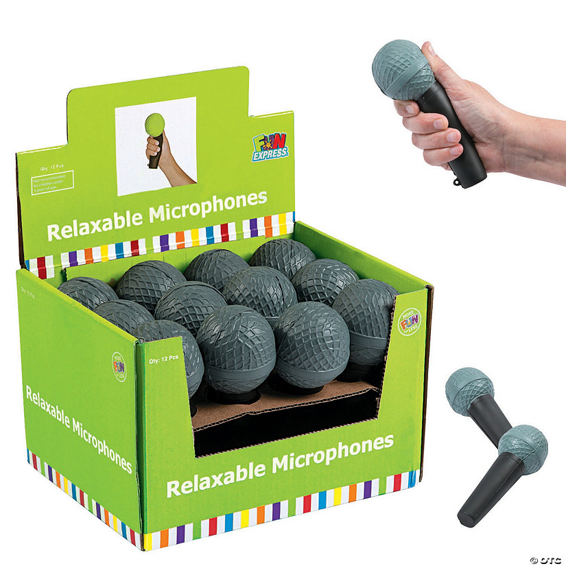 Microphone Stress Toys - 12 Pc. Image