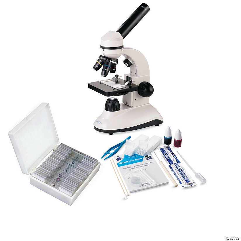 Microscope Kit with 25 Slides and Guidebook Image