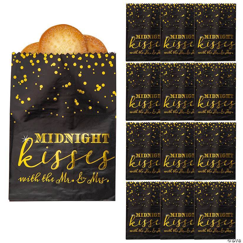 Midnight Kisses Treat Bags - 12 Pc. Image