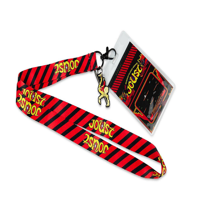Midway Arcade Games Lanyard w/ ID Holder & Charm - Joust Image