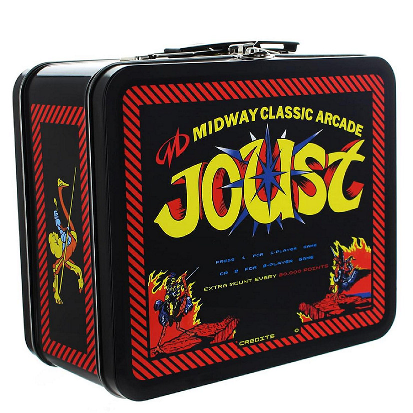 Midway Classic Arcade Tin Lunch Box, Joust Image