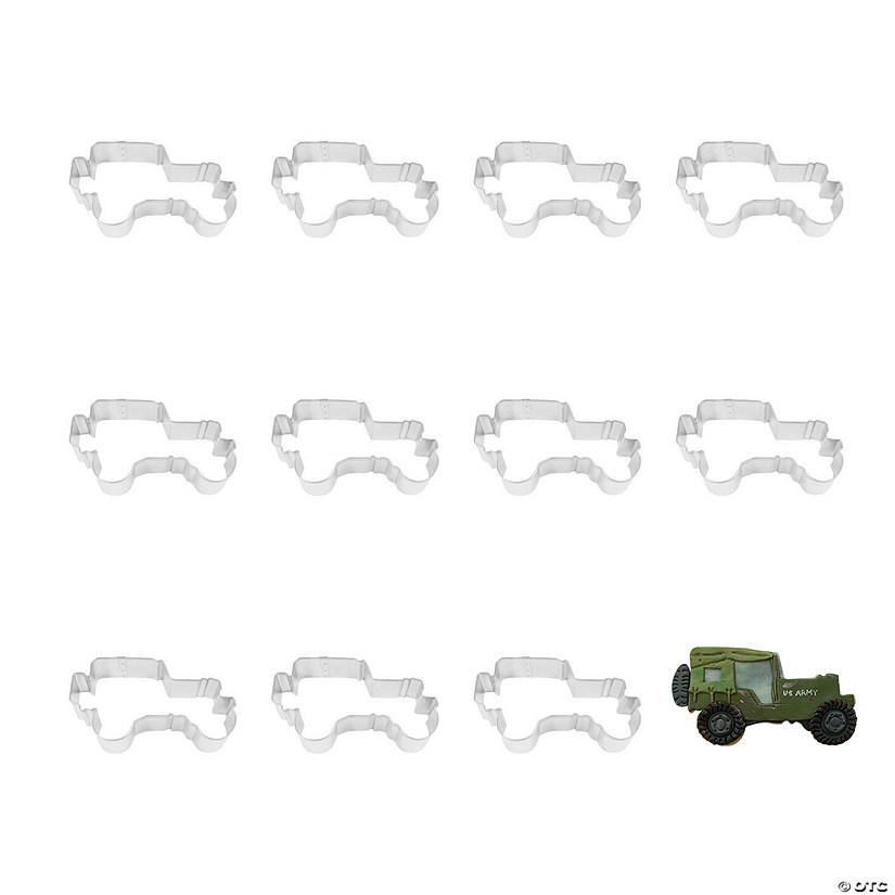 Military Truck 4.25" Cookie Cutters Image