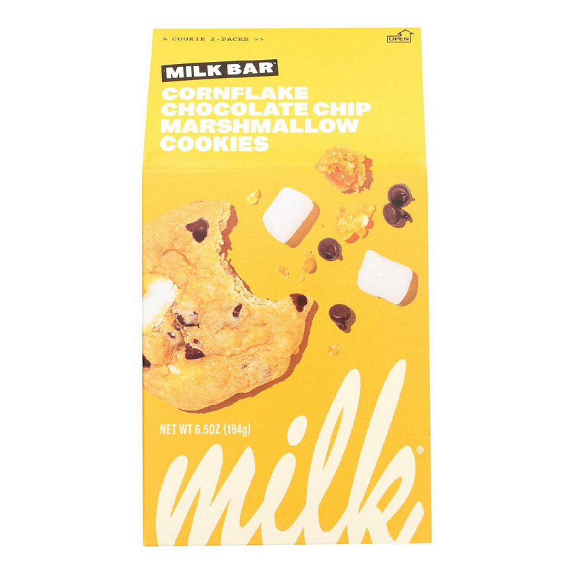 Milk Bar Cookies Cornflake Chocolate Chip Marshmellow 6.5 oz Pack of 8 Image