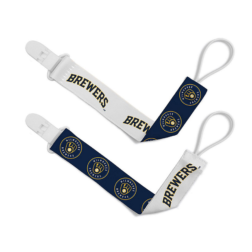 Milwaukee Brewers - Pacifier Clip 2-Pack Image