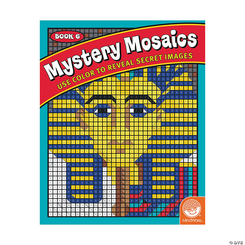 Download MindWare® Mystery Mosaics Adult Coloring Book 6 - Discontinued