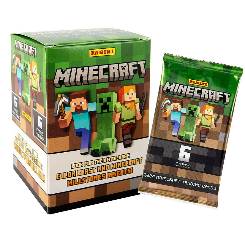 Minecraft 2024 Panini Blaster Box  6 Packs Image