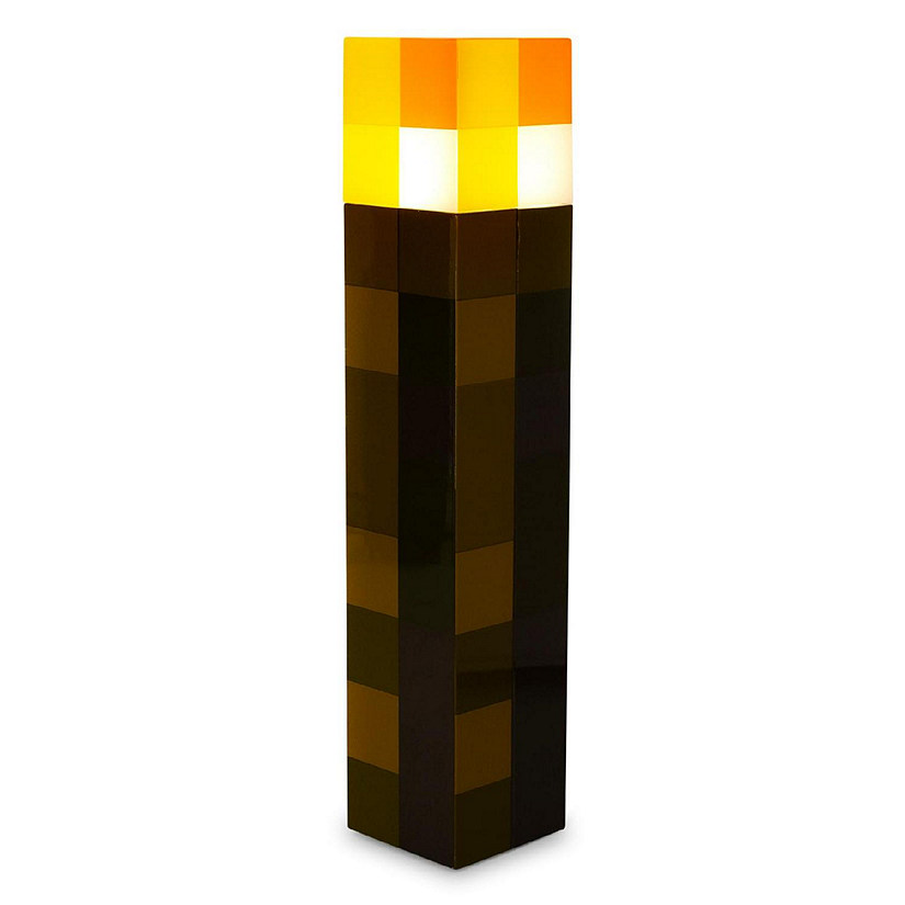Minecraft Brown Stone Torch Plug-In Nightlight with Auto Dusk to Dawn Sensor Image