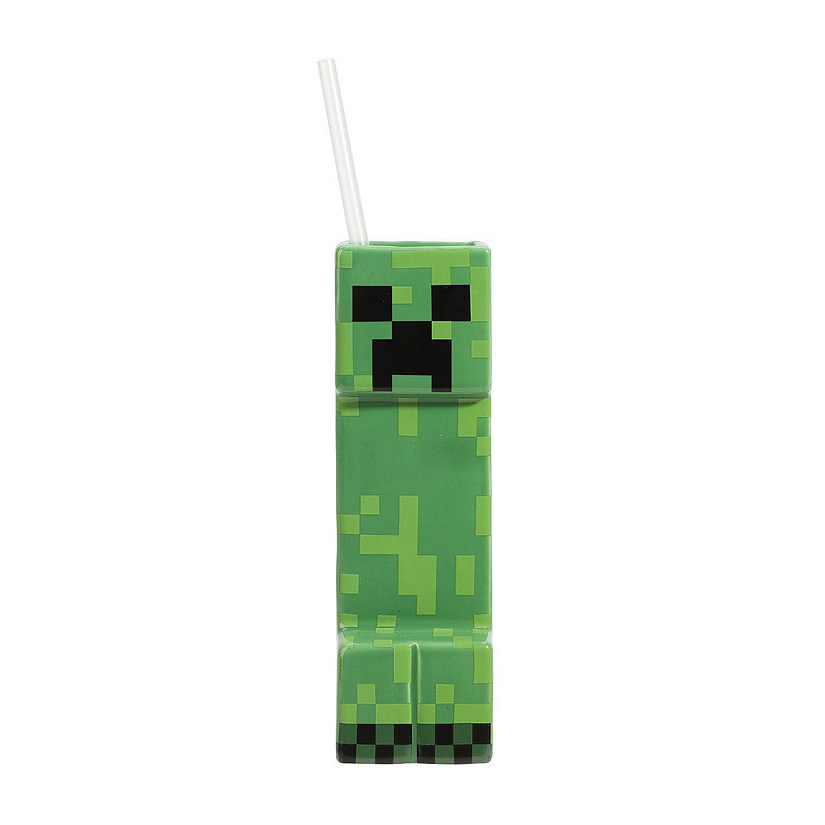 Minecraft Creeper 11.5 Oz. Sculpted Character Ceramic Sipper Image