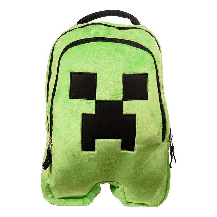 Minecraft Creeper 16 Inch Plush Kids Backpack Image