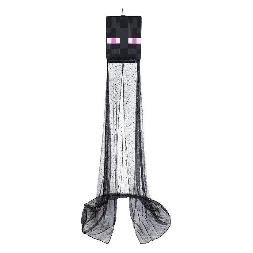 Minecraft Enderman Kids Bed Canopy for Ceiling, Hanging Curtain Netting Image