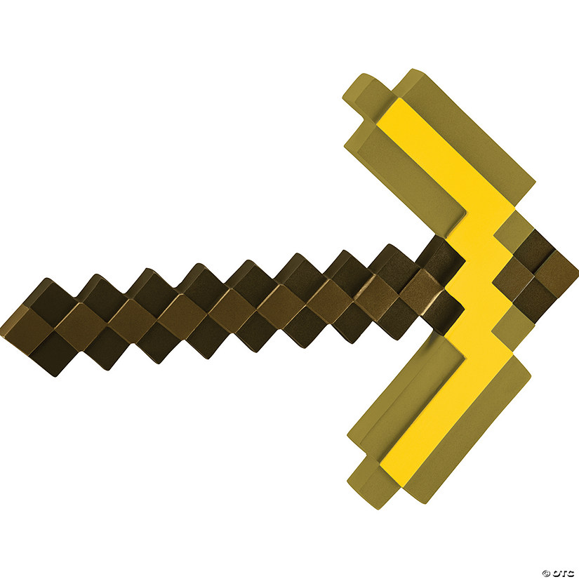 Minecraft&amp;#8482; Gold Pickaxe Image