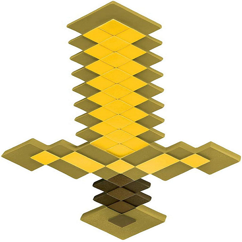 Minecraft Gold Sword Child Costume Prop Image