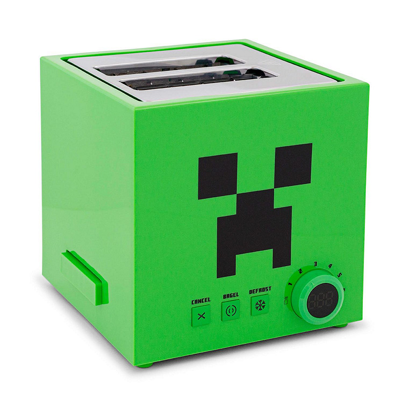 Minecraft Green Creeper 2-Slice Toaster With Imprint Feature Image