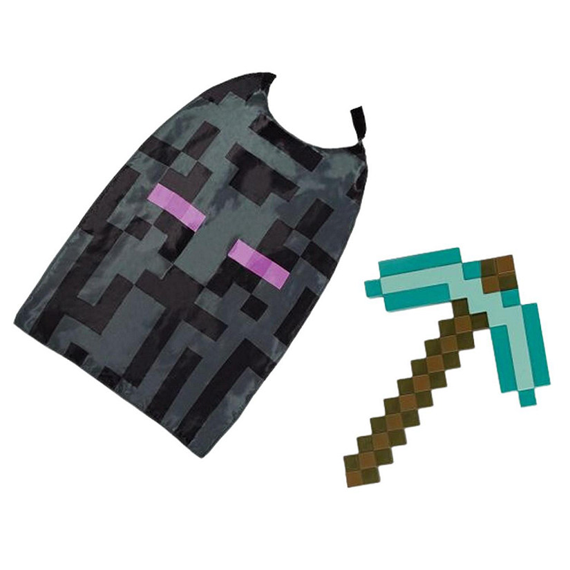 Minecraft Pickaxe and Cape Child Accessory Set Image