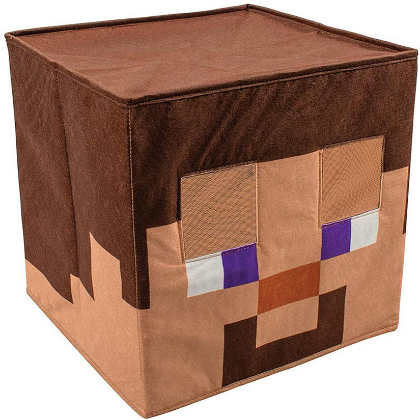 Minecraft Steve Headpiece/Block Head Costume Mask  One Size Image