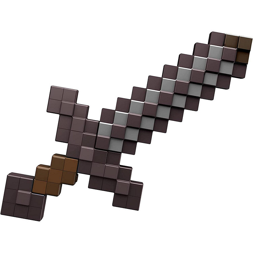 Minecraft Toys Deluxe Netherite Sword w/ Lights & Sounds, Minecraft-Game Role-play Accessory Image