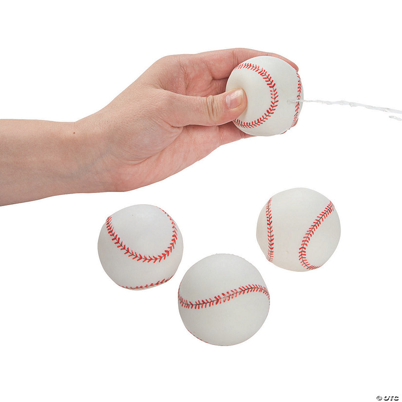 Mini Baseball Squirt Toys - 12 Pc. Image