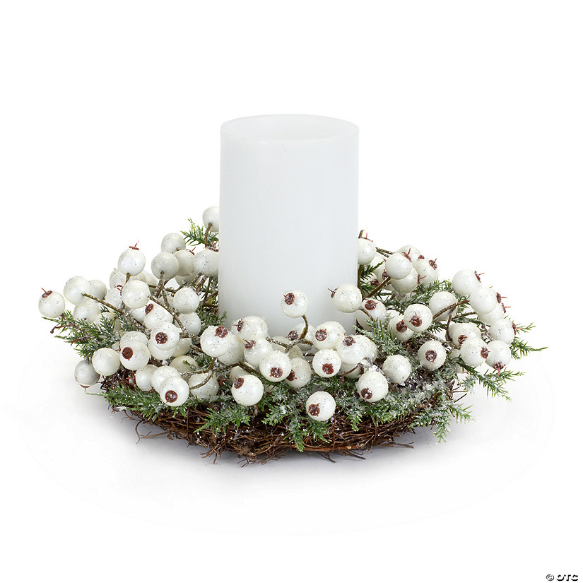 Mini Berry Wreath Candle Ring 10.5"D Image