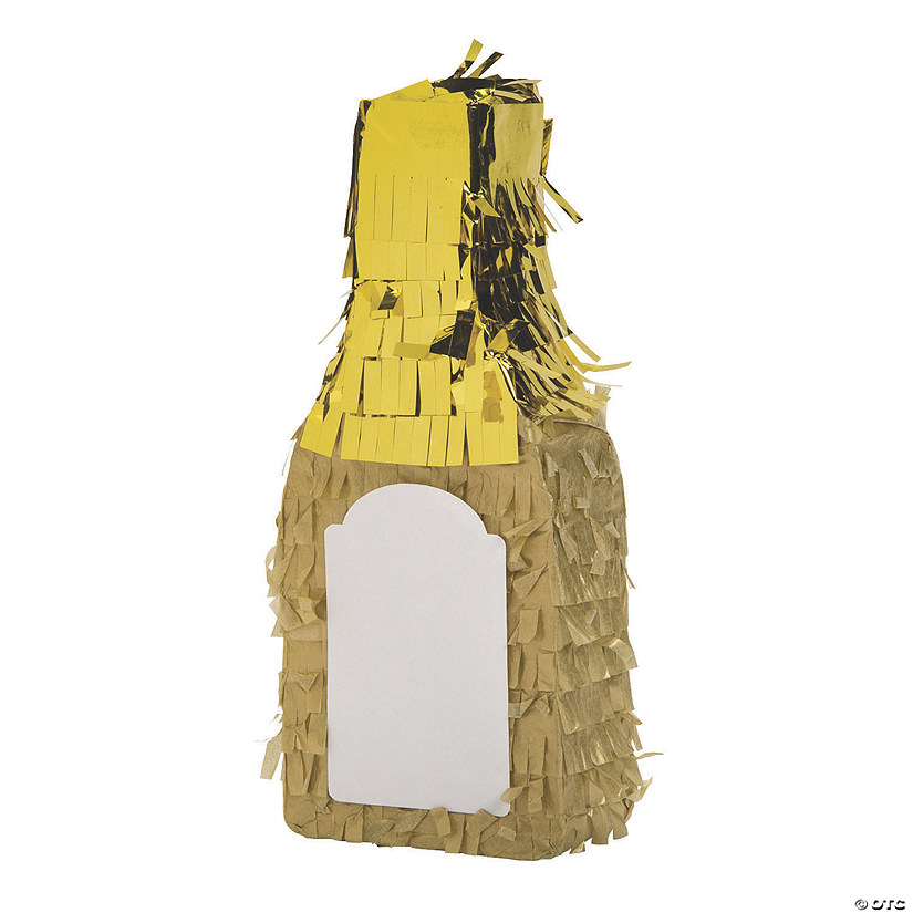 Mini Blank Champagne Pi&amp;#241;ata Decorations - 6 Pc. Image