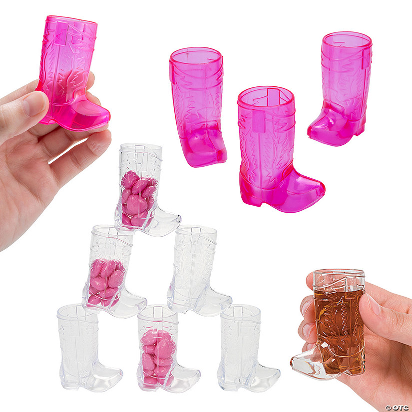 Mini Boot Shot Glass Assortment 24 Pc. Oriental Trading
