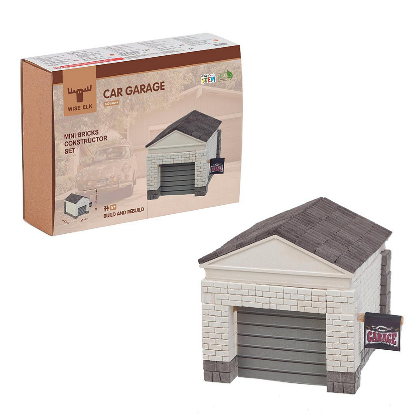 Mini Bricks Construction Set - Car Garage Image