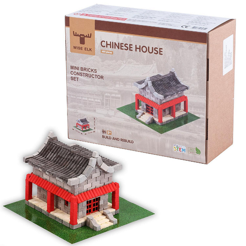 Mini Bricks Construction Set - Chinese House Image