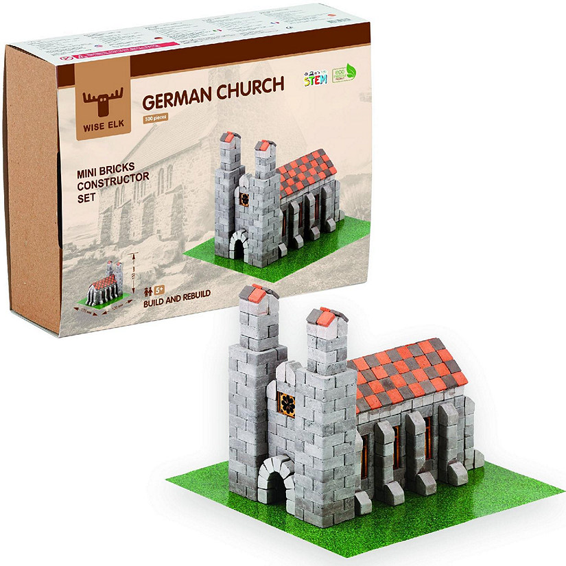 Mini Bricks Construction Set - German Church Image