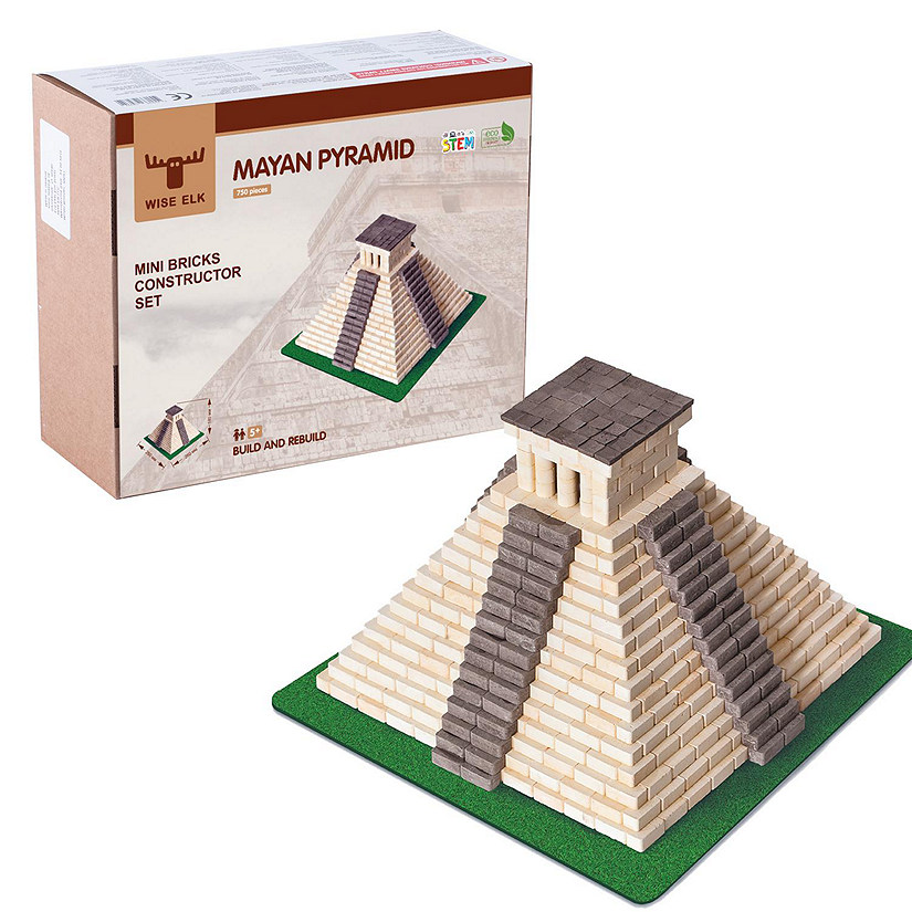Mini Bricks Construction Set - Mayan Pyramid Image