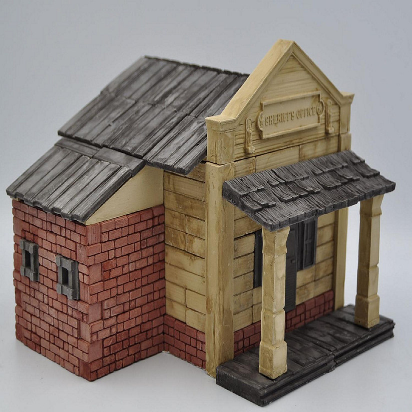 Mini Bricks Construction Set - Sheriff Office Image