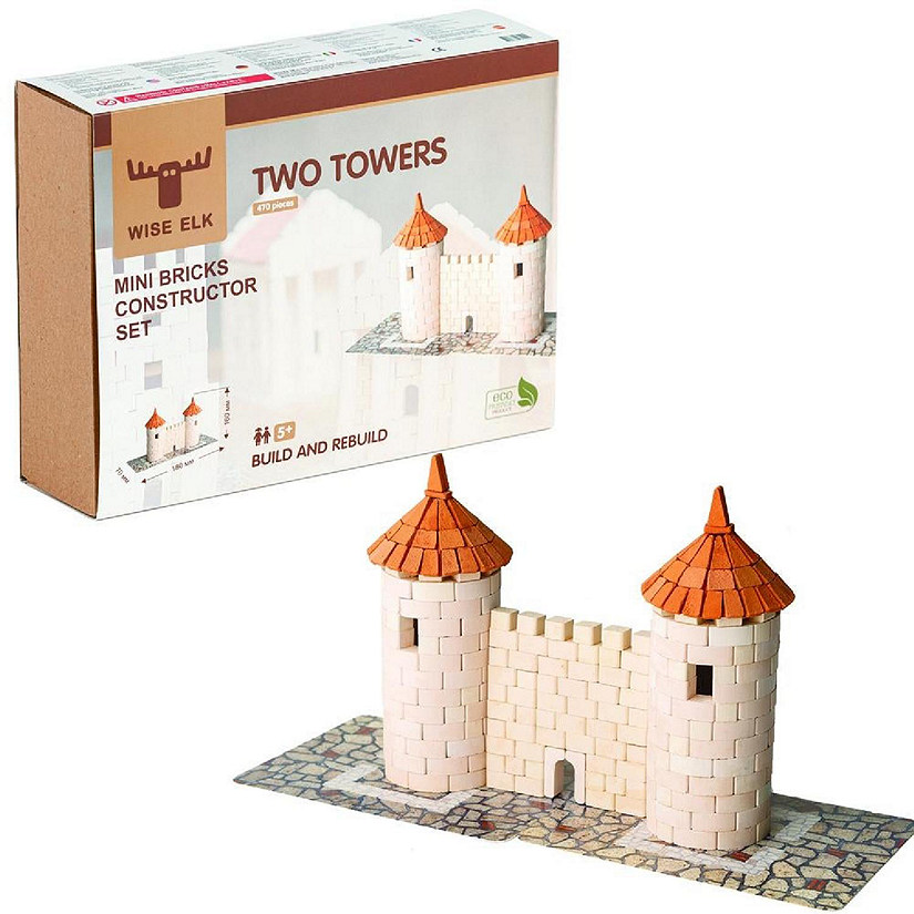 Mini Bricks Construction Set - Two Towers Image