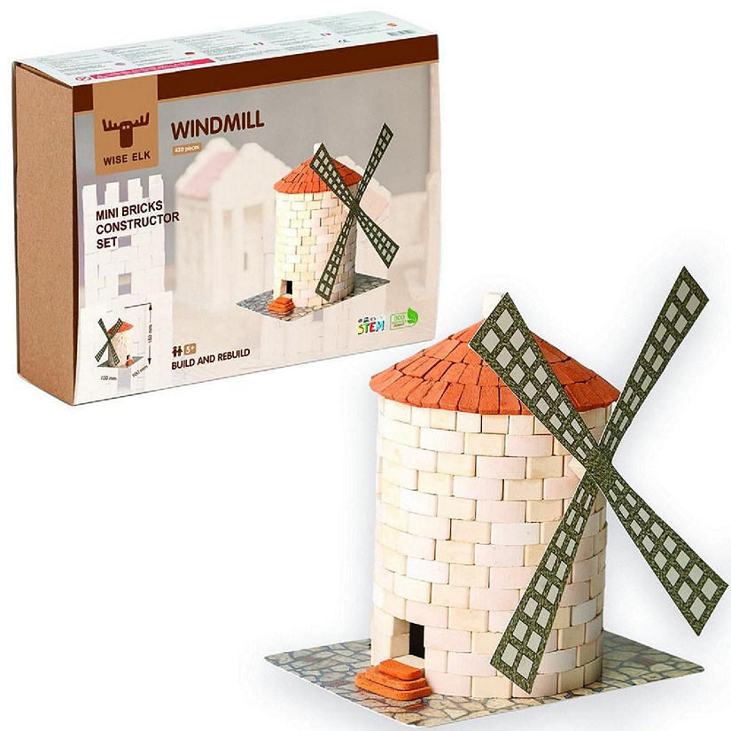 Mini Bricks Construction Set - Windmill Image