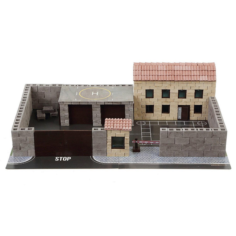 Mini bricks constructor set -Military Base Image